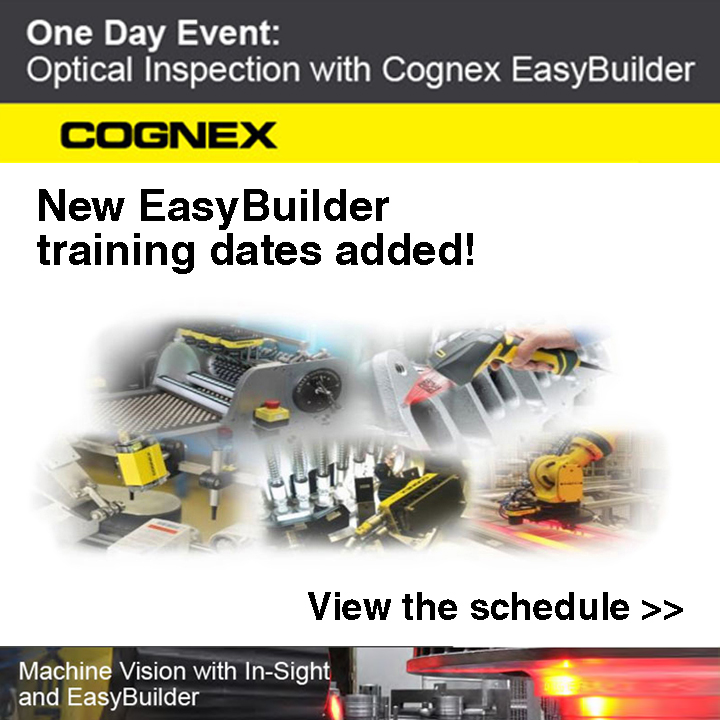 Cognex EasyBuilder Seminar Dates