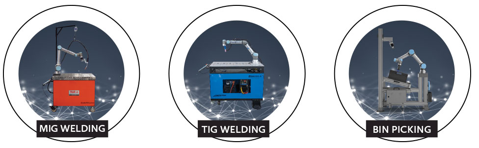 Cobot MIG and TIG Welding and Bin Picking
